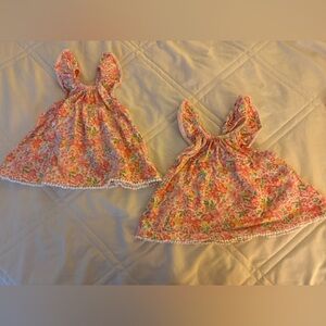 TWIN BUNDLE/ Isaac Mizrahi Pastel Floral Baby Tank Tops